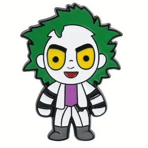 Enamel Beetlejuice Pin Horror Scary Cartoon Metal Movie Charm